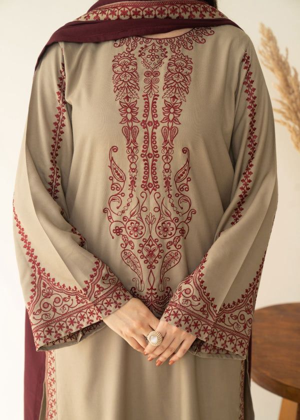 BAROQUE 3PCS DHANAK SUIT