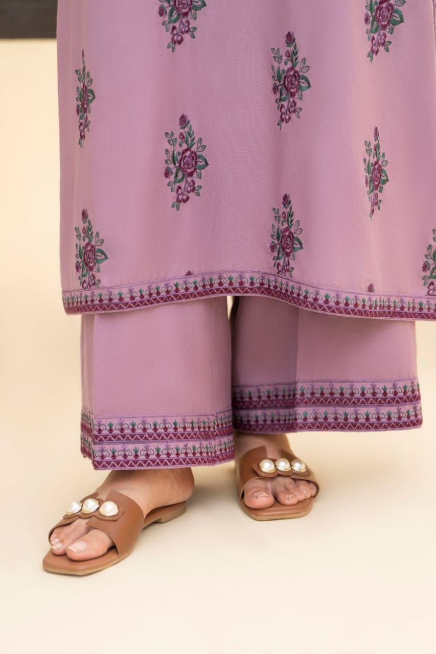 3PCS DHANAK EMBROIDERED SUIT