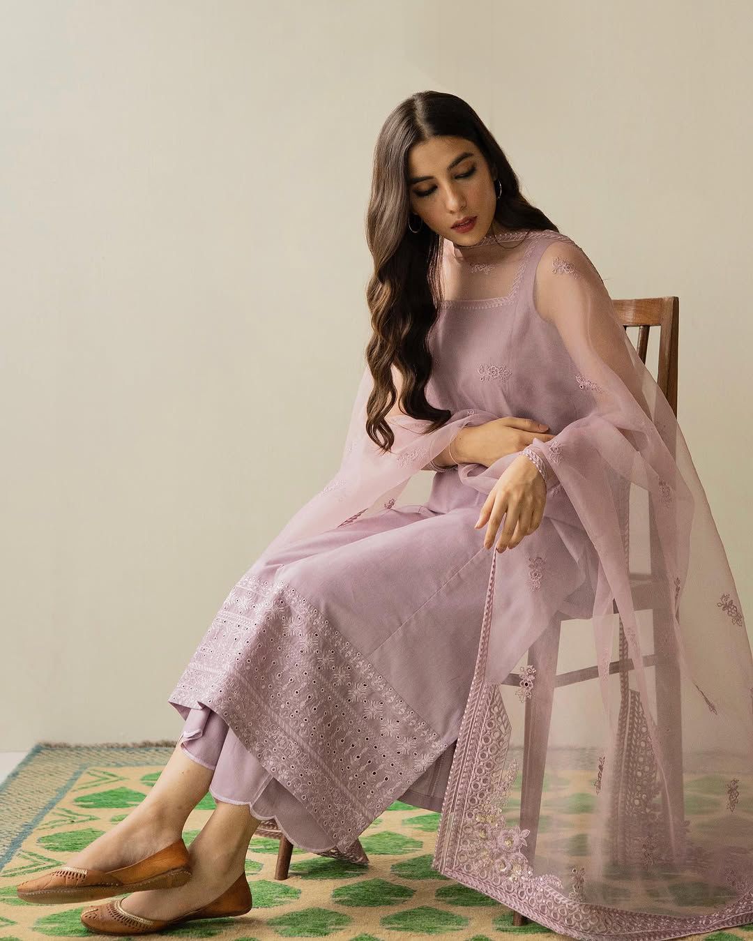 Lawn Chicken Kari Embroidered 3Piece D-1001