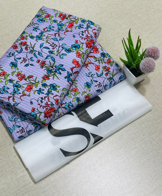 Floral Printed Cotton 2Piece D-024