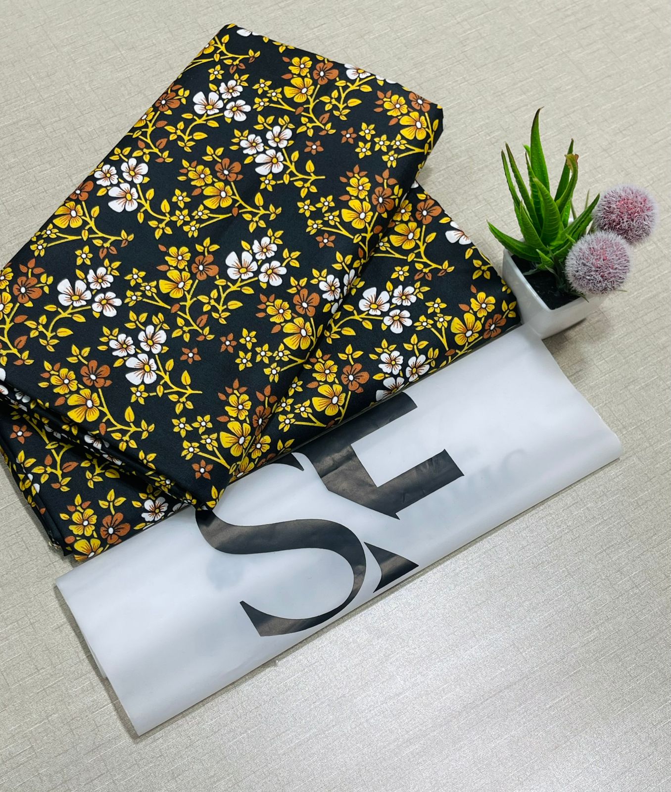 Floral Printed Cotton 2Piece D-039