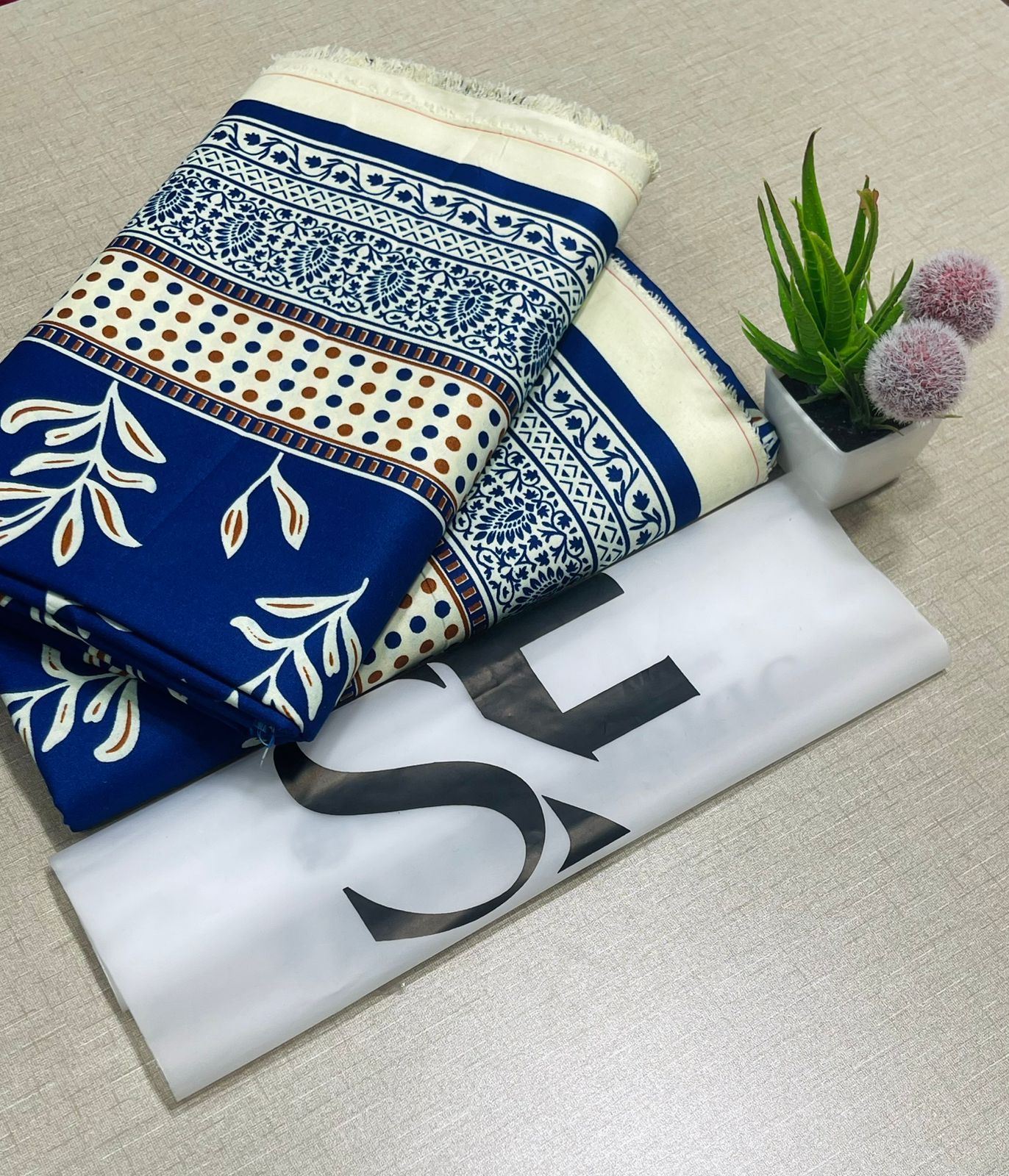 Floral Printed Cotton 2Piece D-063