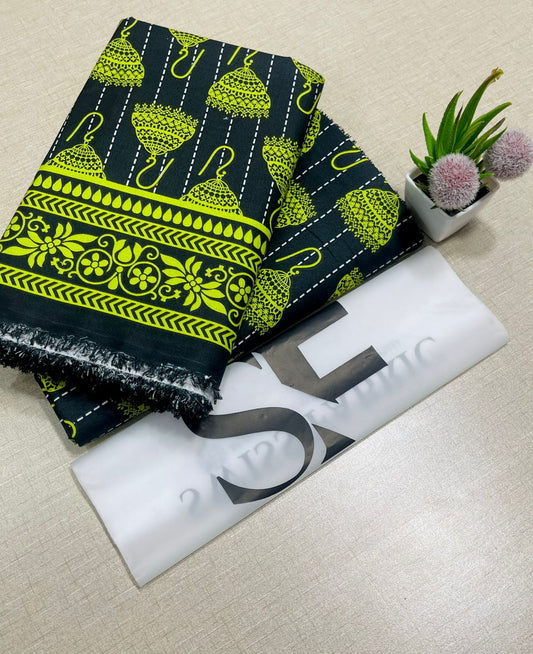 Floral Printed Cotton 2Piece D-114